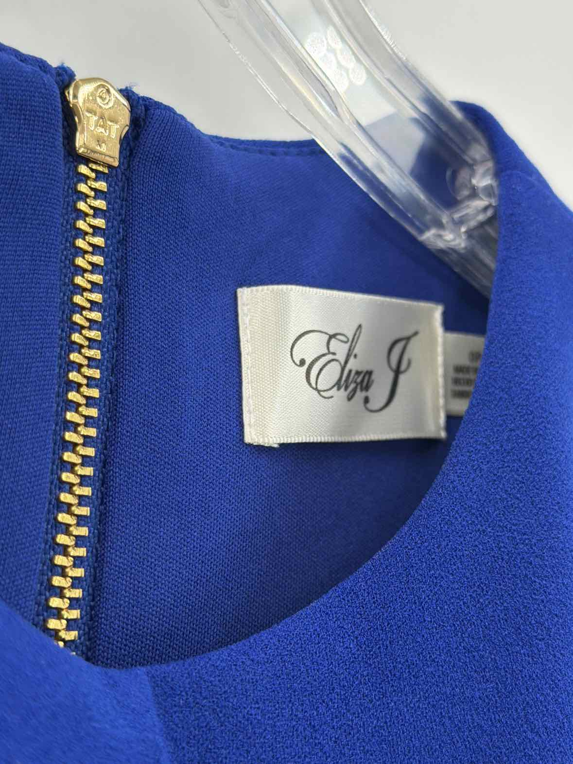 Pre-Owned Eliza J Blue Size 0 Short Long Sleeve Dress | True Fashionistas.