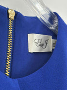 Pre-Owned Eliza J Blue Size 0 Short Long Sleeve Dress | True Fashionistas.