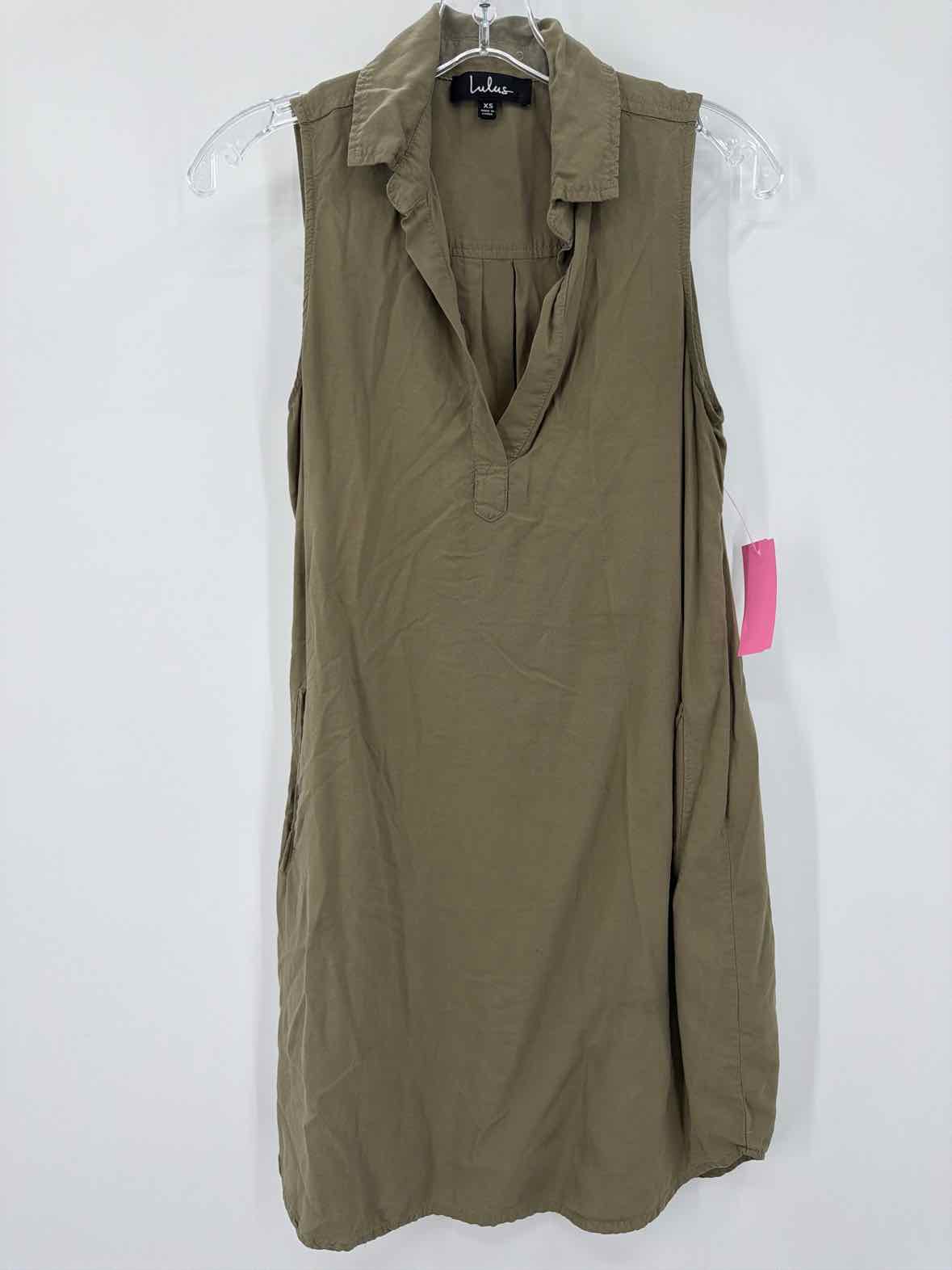Pre-Owned Lulu's Tan Size XS Short Sleeveless Dress | True Fashionistas.