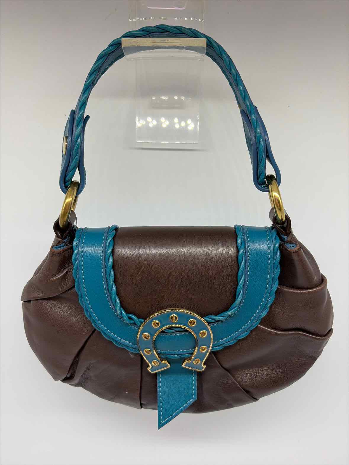 Pre-Owned Moschino Brown Pouchette Pouchette | True Fashionistas.