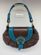 Pre-Owned Moschino Brown Pouchette Pouchette | True Fashionistas.