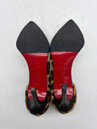 Pre-Owned Christian Louboutin Brown Size 6.5 Leopard D'orsay Heels | True Fashionistas.