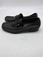 Pre-Owned Salvatore Ferragamo Black 5.5 Leather Slip On Men's Dress Shoes | True Fashionistas.