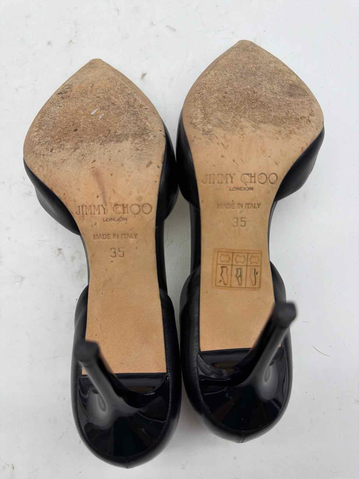 Pre-Owned Jimmy Choo Black Size 35 D'orsay Heels | True Fashionistas.