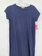 Pre-Owned Lisa Todd Navy Size Small Long Short Sleeve Dress | True Fashionistas.