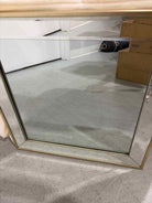 Champagne Frame Square Mirror | True Fashionistas.