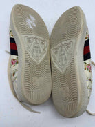 Pre-Owned Gucci White Size 38 Floral Canvas Athletic Shoes | True Fashionistas.