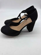 Pre-Owned Jellypop Black Size 7.5 Ankle Strap Heels | True Fashionistas.
