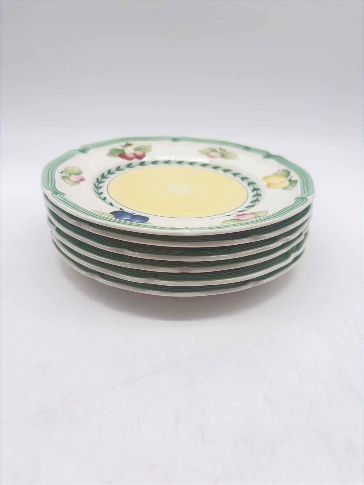 Set of 6 Villeroy & Bach Porcelaine Dessert Plates | True Fashionistas.