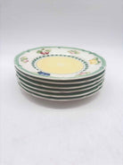 Set of 6 Villeroy & Bach Porcelaine Dessert Plates | True Fashionistas.