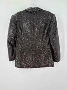Pre-Owned Cinq a Sept Black Size 2 Sequin Blazer | True Fashionistas.