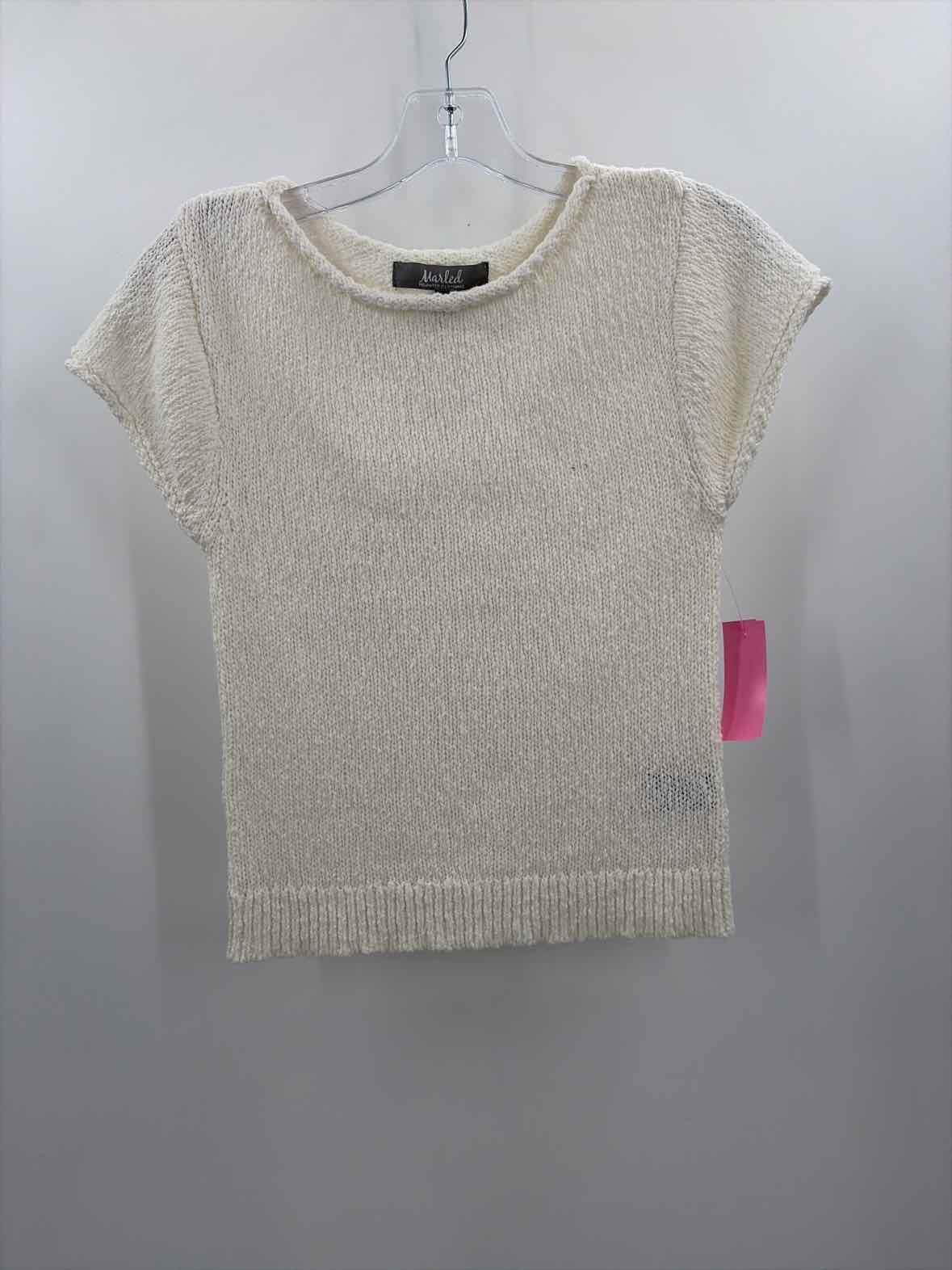 Pre-Owned Marled White Size XS Sweater | True Fashionistas.