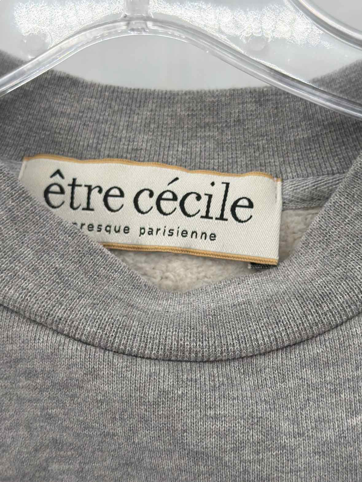 Pre-Owned Etre Cecile Grey Size XS Sweatshirt | True Fashionistas.