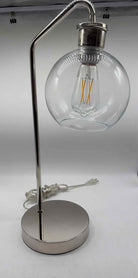 Silver Stainless Steel Accent Lamp | True Fashionistas.