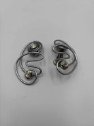 Jeff Lieb Silver clip Drop Earrings | True Fashionistas.