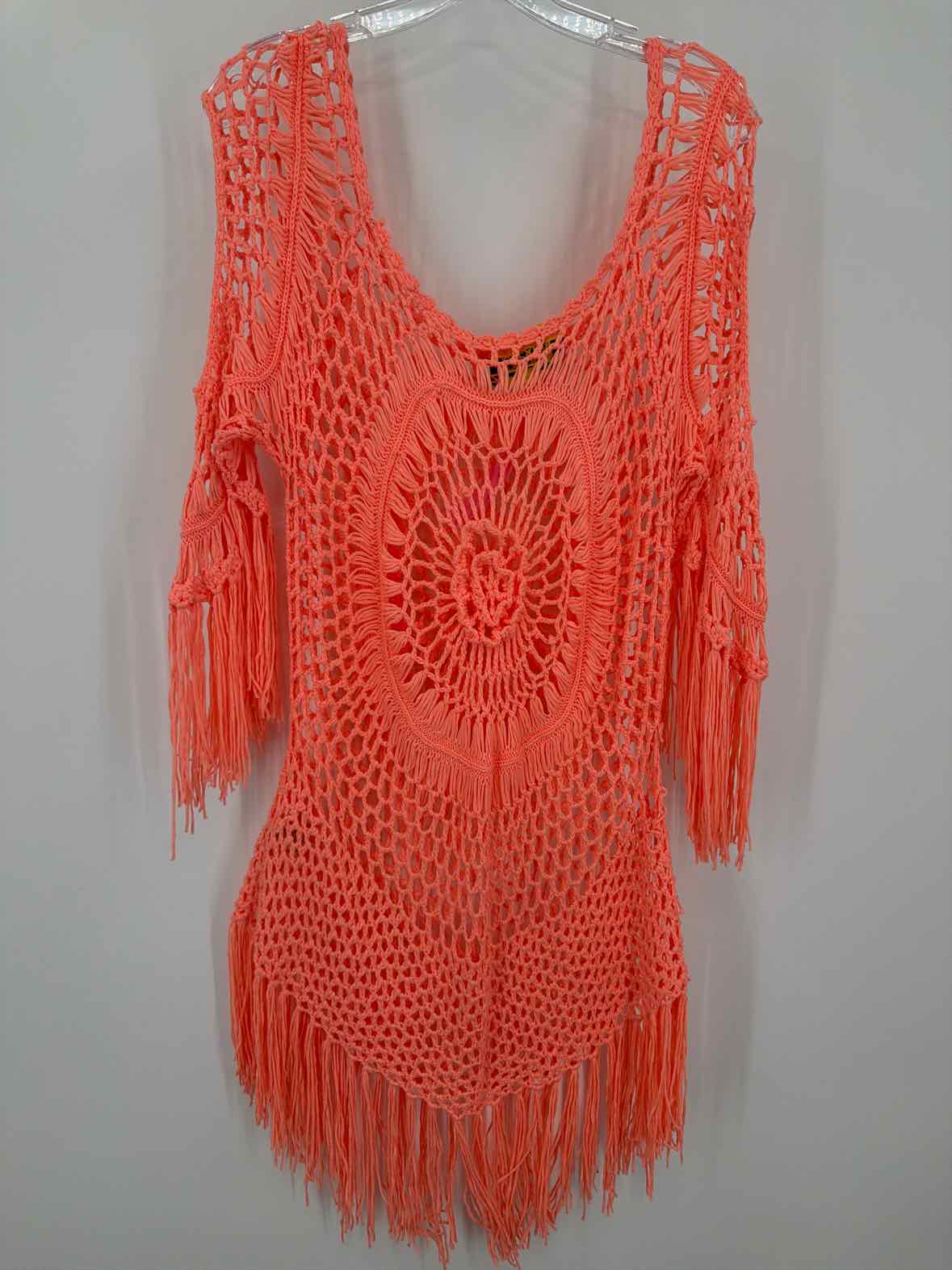 Pre-Owned Badgley Mischka Orange Size L/XL Coverup | True Fashionistas.