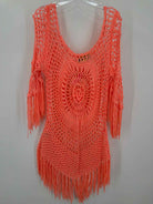 Pre-Owned Badgley Mischka Orange Size L/XL Coverup | True Fashionistas.