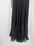 Pre-Owned Charo Ruiz Black Size Small Long Sleeveless Dress | True Fashionistas.