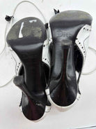 Pre-Owned Christian Dior White Size 5.5 Caged Heels | True Fashionistas.