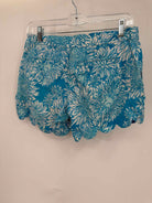 Pre-Owned Lilly Pulitzer Blue Size 0 Buttercup Printed Shorts | True Fashionistas.