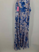 Pre-Owned Dress Forum Blue Size Small Long Sleeveless Dress | True Fashionistas.