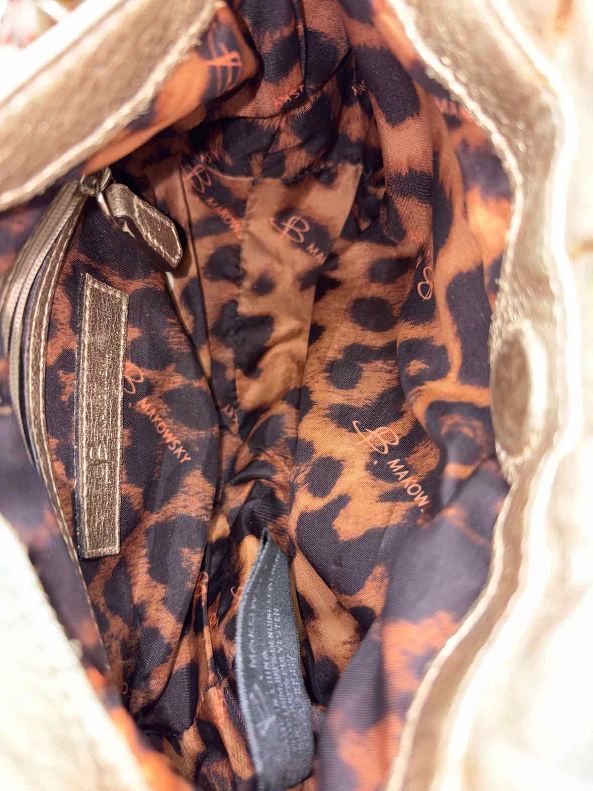 Pre-Owned B Makowsky Gold Crossbody | True Fashionistas.