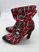 Pre-Owned Christian Louboutin Red Size 36.5 Ankle Boot Ankle Boot | True Fashionistas.