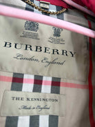 Pre-Owned Burberry Red Size 0 Trench Coat | True Fashionistas.