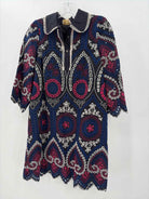 Entro Black Size Small Eyelet Short Long Sleeve Dress | True Fashionistas.