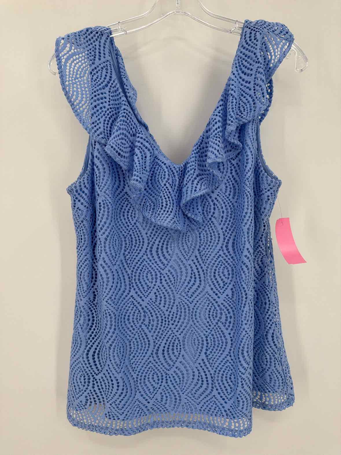 Pre-Owned Lilly Pulitzer Blue Size Large Tank Top | True Fashionistas.
