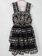 Pre-Owned Bronx & Banco Black Size XL Cocktail Short Evening Gown | True Fashionistas.