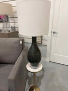 Turquoise And Black Lamp | True Fashionistas.