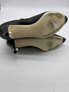 Pre-Owned Chanel Black Size 9.5 Leather Ankle Boot Boots | True Fashionistas.