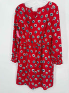 Pre-Owned J Crew Red Size 2 Short Long Sleeve Dress | True Fashionistas.