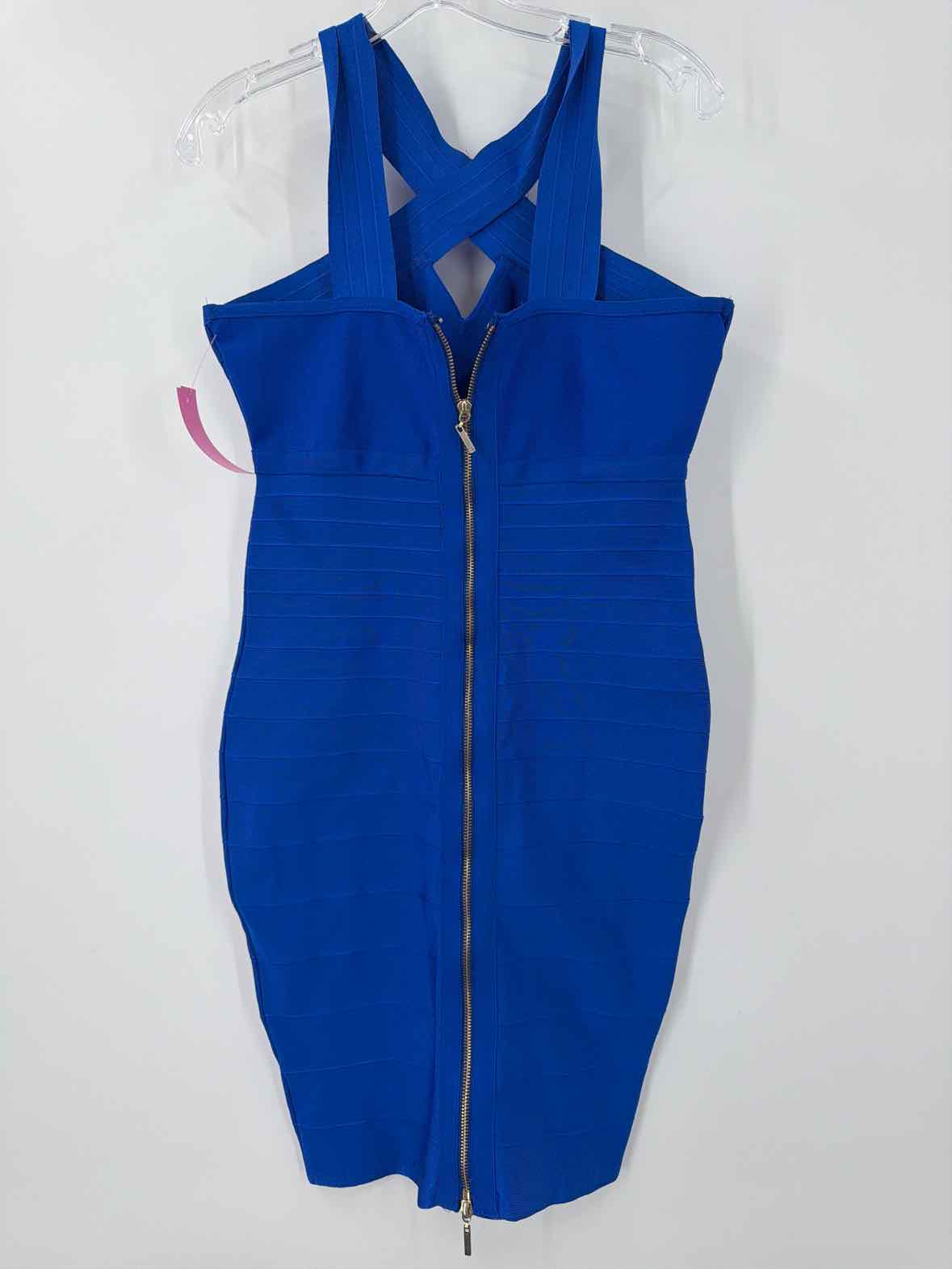 Pre-Owned Shinestar Blue Size Large Short Sleeveless Dress | True Fashionistas.