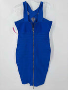 Pre-Owned Shinestar Blue Size Large Short Sleeveless Dress | True Fashionistas.