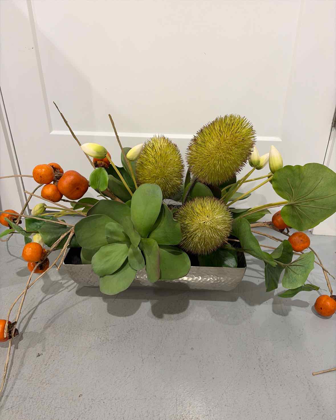 Kumquat Floral Arrangement | True Fashionistas.