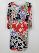 Pre-Owned Donna Morgan White Size 4 Short Long Sleeve Dress | True Fashionistas.