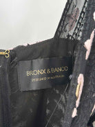 Pre-Owned Bronx & Banco Black Size XL Cocktail Short Evening Gown | True Fashionistas.