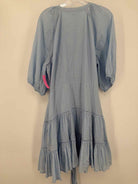 Pre-Owned Veronica Beard Blue Size 16 Short Long Sleeve Dress | True Fashionistas.