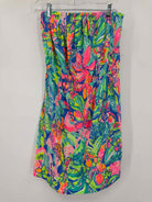 Pre-Owned Lilly Pulitzer Blue Size Medium Short Strapless Dress | True Fashionistas.