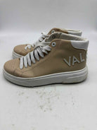 Pre-Owned Valentino By Mario Valentino Tan Size 9 High Top Athletic Shoes | True Fashionistas.