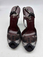 Pre-Owned Prada Black Size 8 Strappy Heels | True Fashionistas.