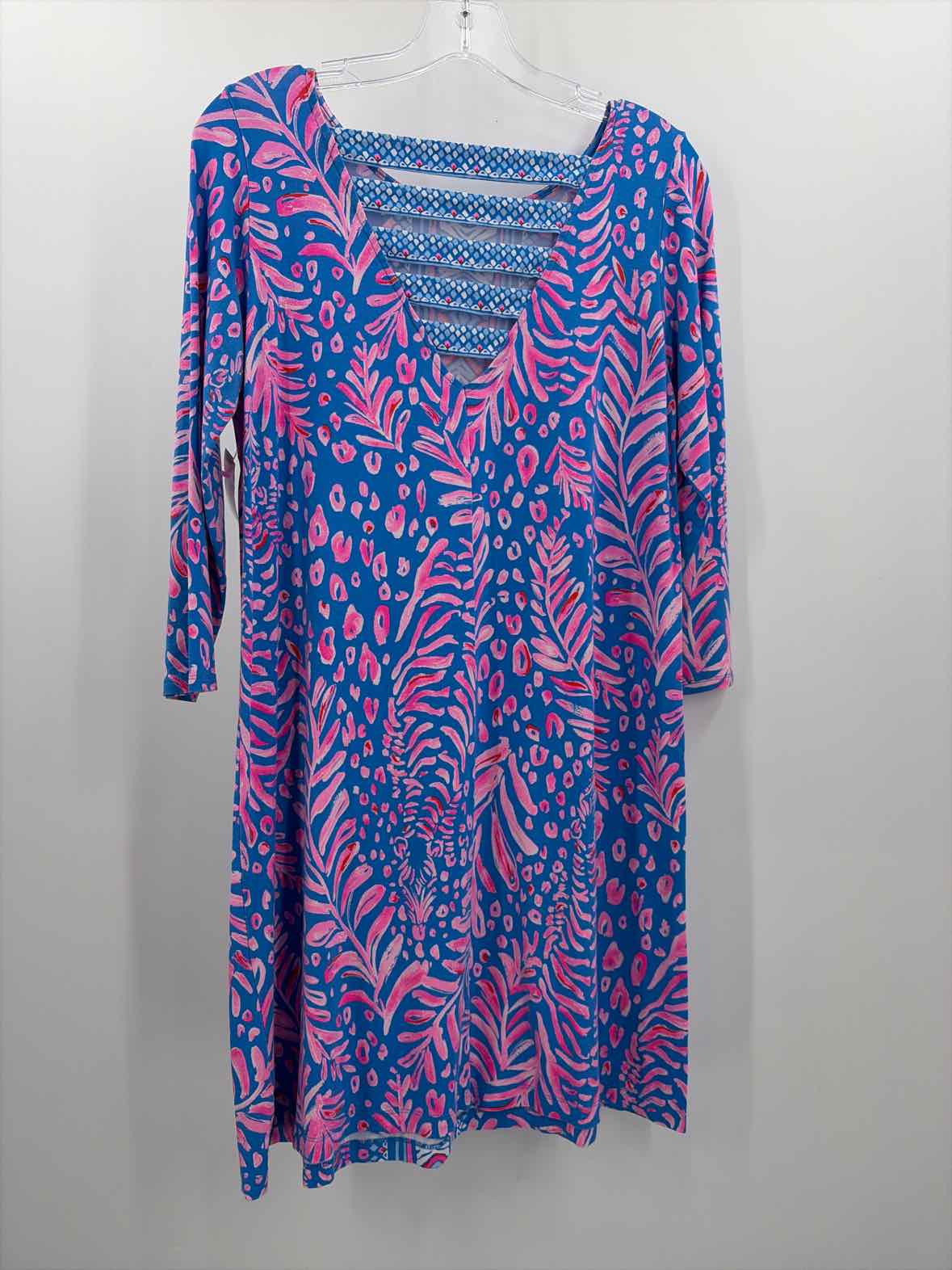 Lilly Pulitzer Blue Size Medium Knee Length Long Sleeve Dress | True Fashionistas.
