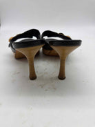 Pre-Owned Chanel Black Size 8.5 Mule Heels | True Fashionistas.