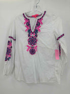 Pre-Owned Lilly Pulitzer White Size XXS Tunic Blouse | True Fashionistas.