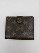 Pre-Owned Louis Vuitton Brown card case Card Case | True Fashionistas.