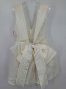 Pre-Owned For Love & Lemons Ivory Size XL Short Sleeveless Dress | True Fashionistas.