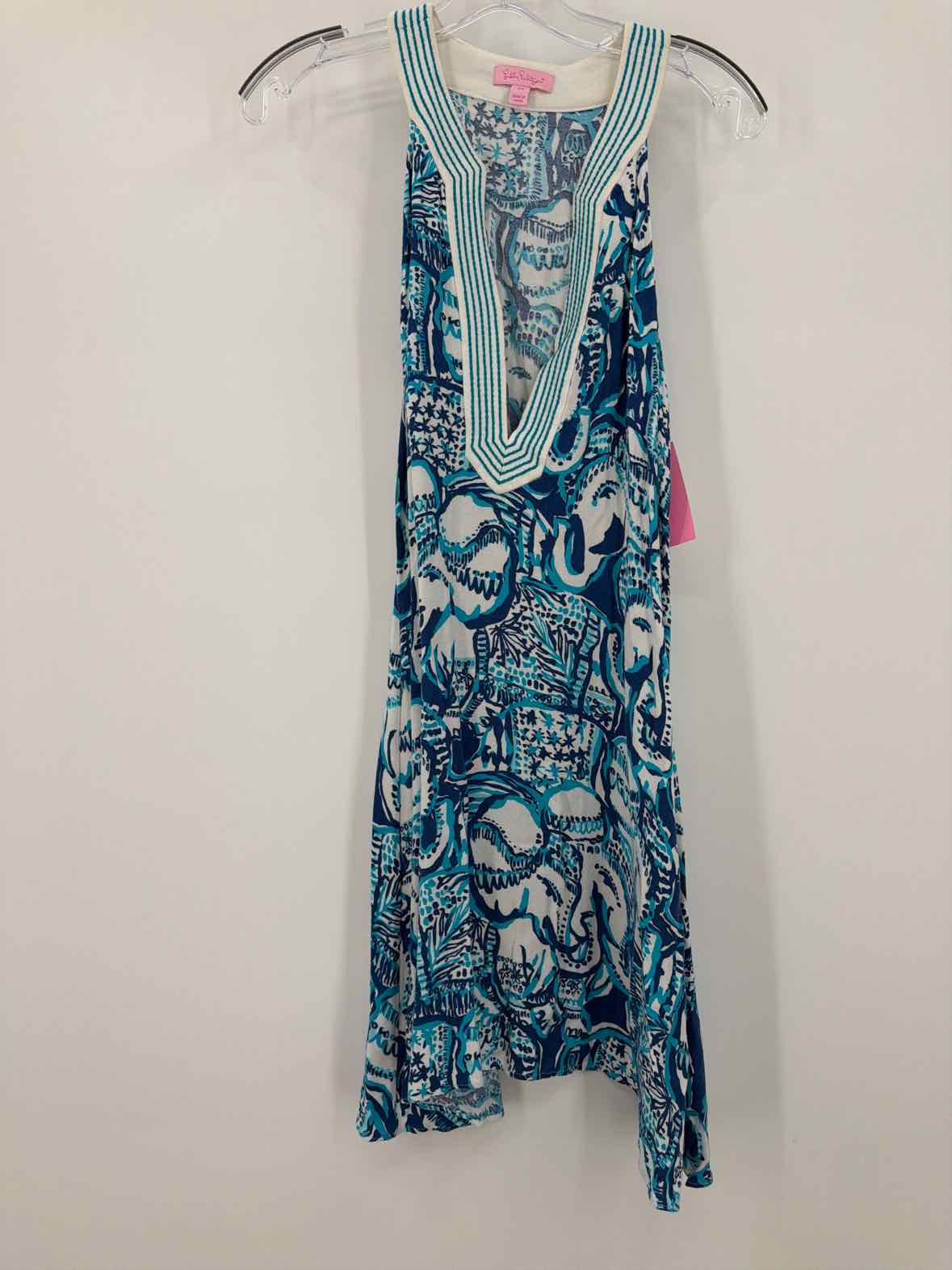 Pre-Owned Lilly Pulitzer Blue Size XS Short Sleeveless Dress | True Fashionistas.