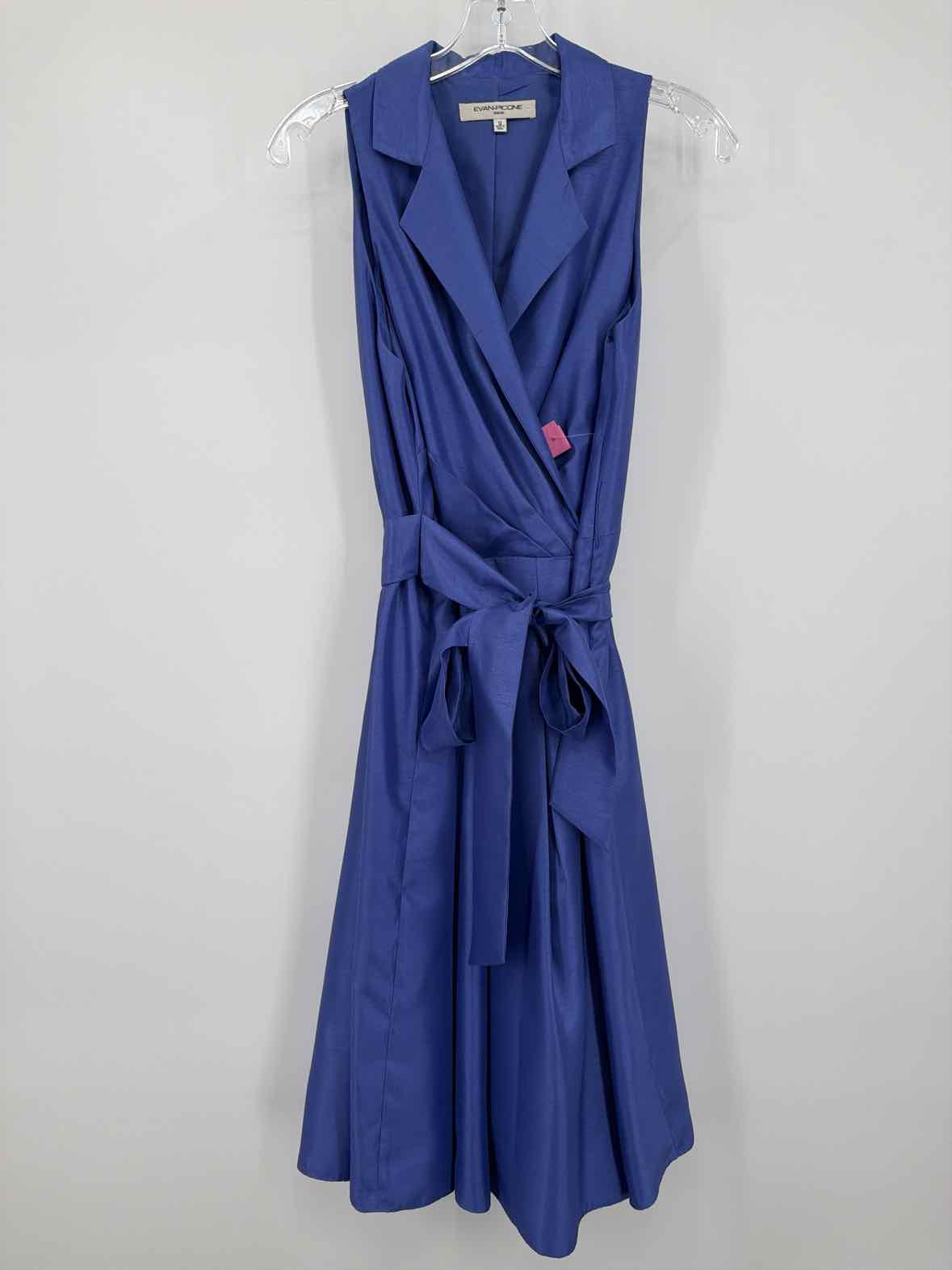 Pre-Owned Evan Picone Blue Size 12 Short Sleeveless Dress | True Fashionistas.